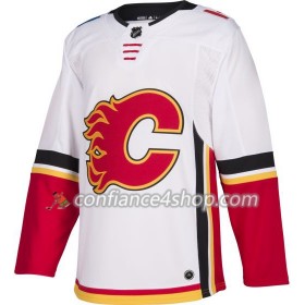 Adidas Maillot de Hockey Calgary Flames Blank Blanc Authentic - Homme